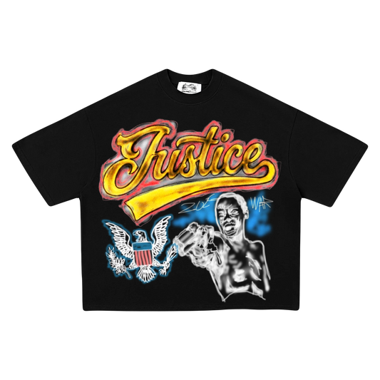 "JUSTICE OUTLAW" TEE