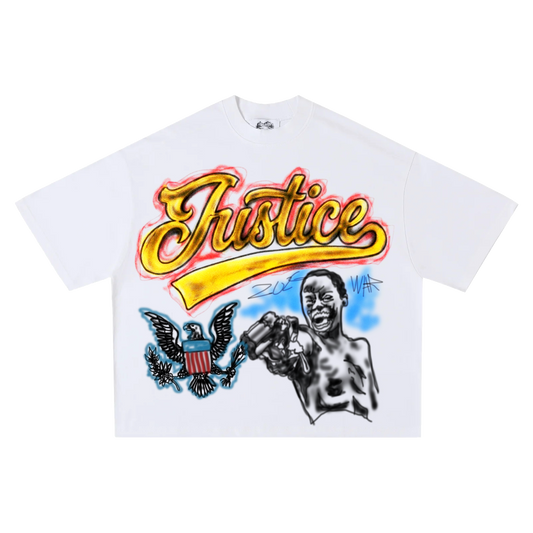 "JUSTICE OUTLAW" TEE
